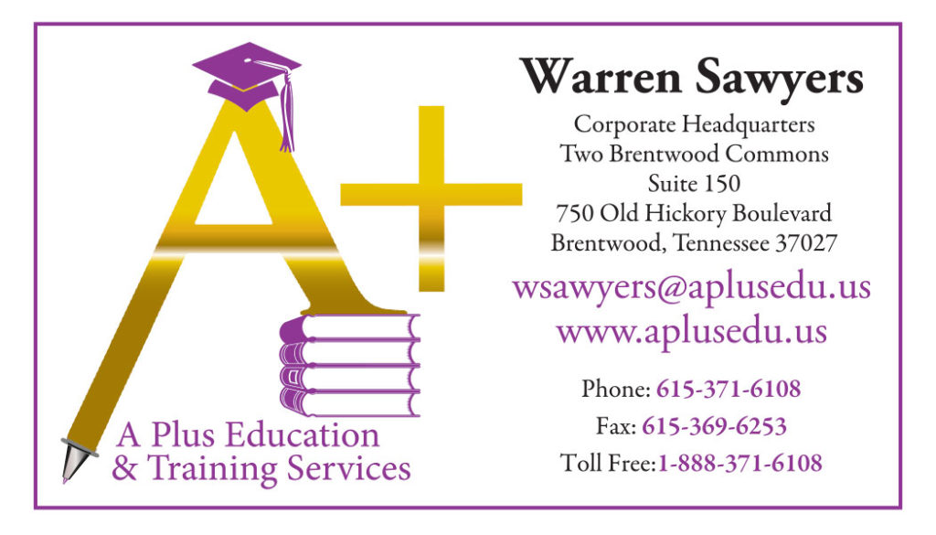 A Plus Corp ID Business Card